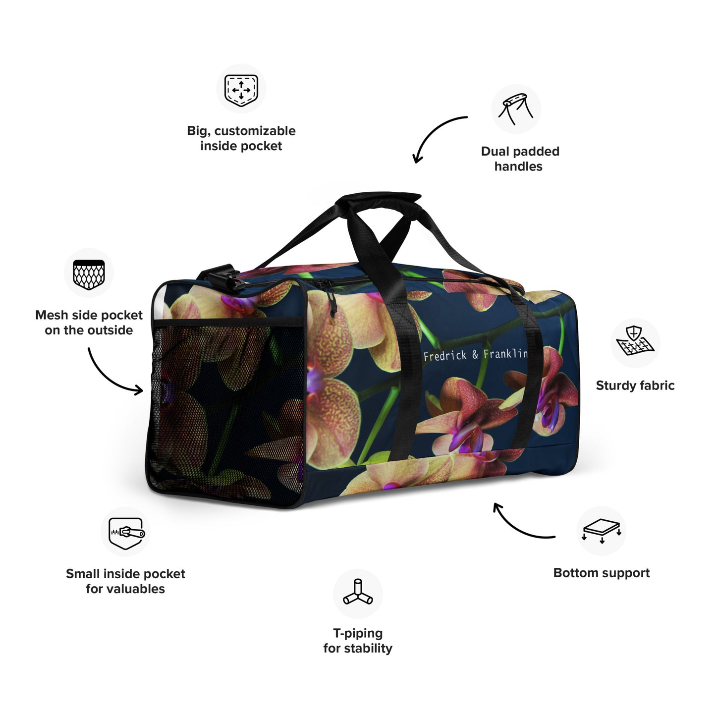 Orchid Duffle bag