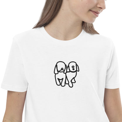 Organic cotton kids t-shirt Wht/Blk