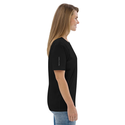 Unisex organic cotton t-shirt Blk/Wht