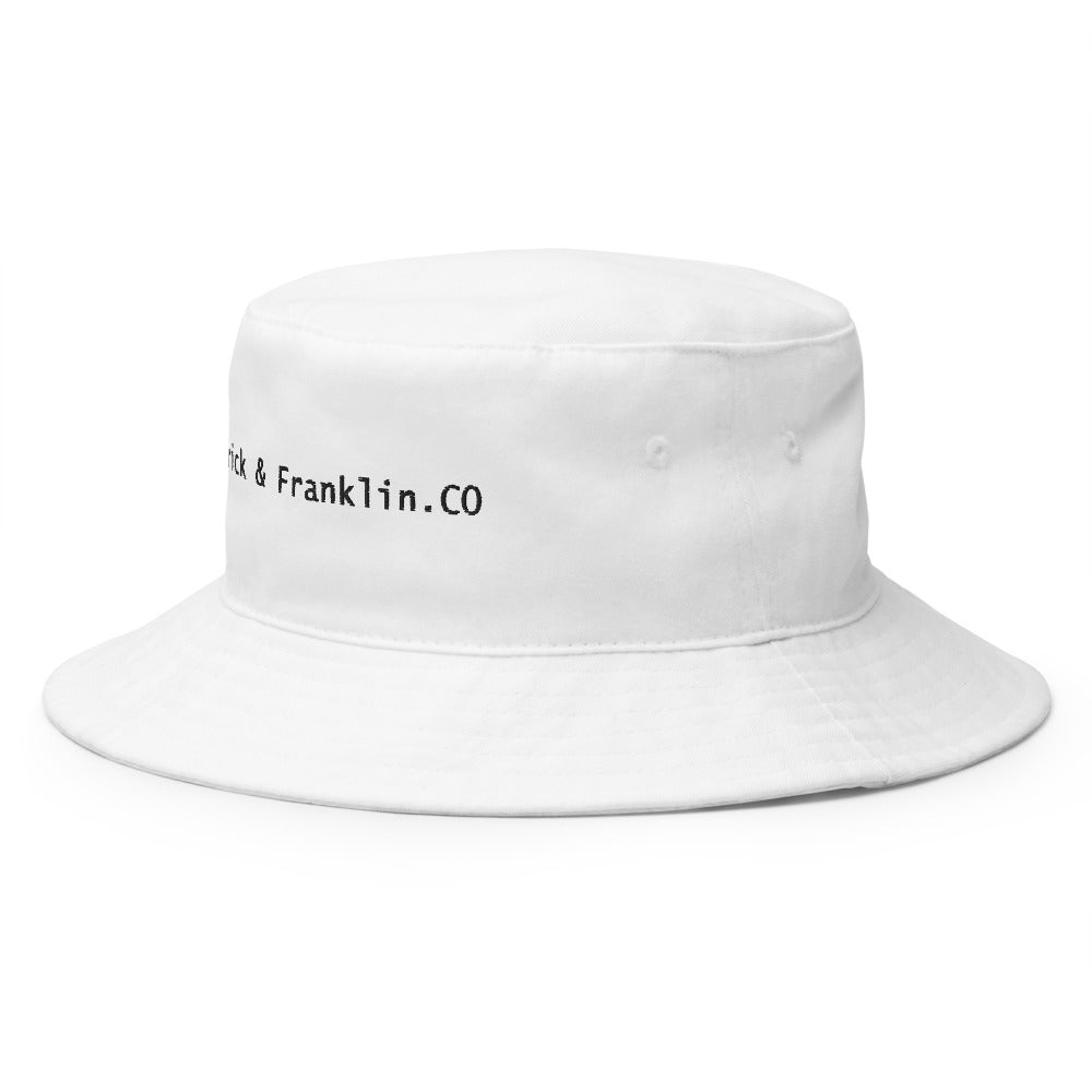 Signature Bucket Hat White