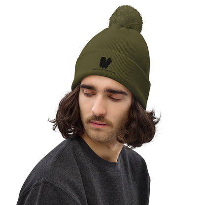 Signature Pom Pom Beanie Moss