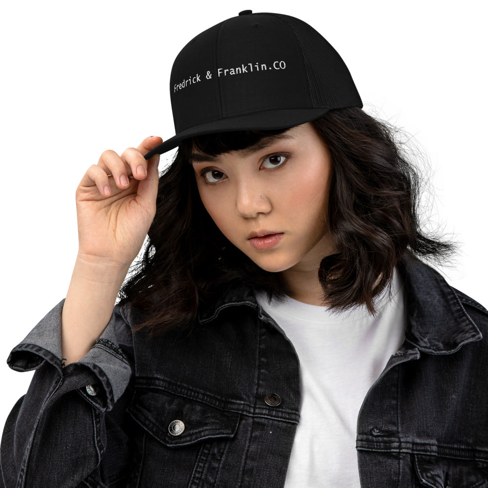 Signature Black Trucker Cap