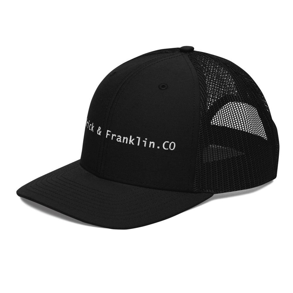 Signature Black Trucker Cap