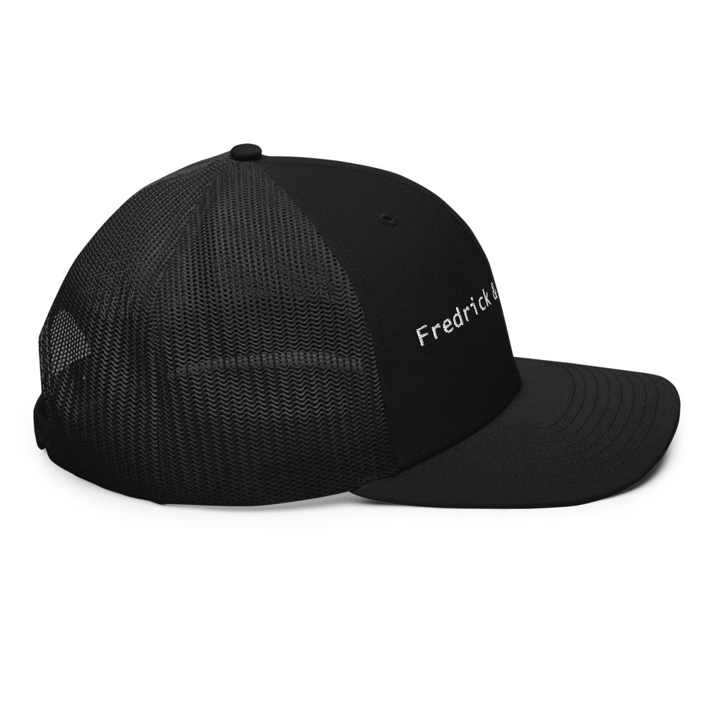 Signature Black Trucker Cap